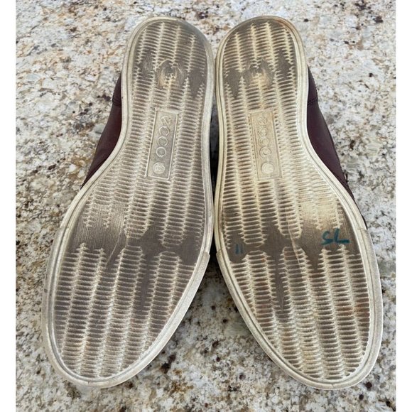 Ecco Shock Point Casual Slip-On Loafers Brown Leather, Men's 44 - Picture 7 of 7